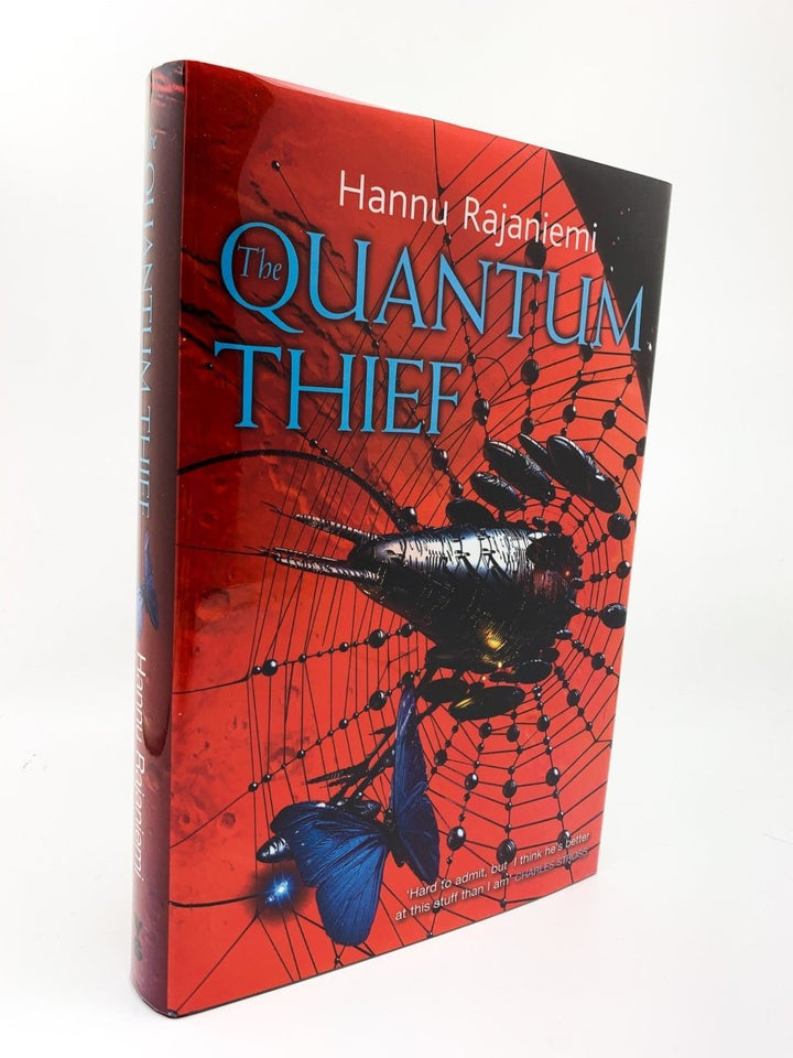 Rajaniemi, Hannu - Quantum Thief | front cover. Published by Victor Gollancz Ltd in 2010. Hardcover.  Condition:  Near Fine/Fine