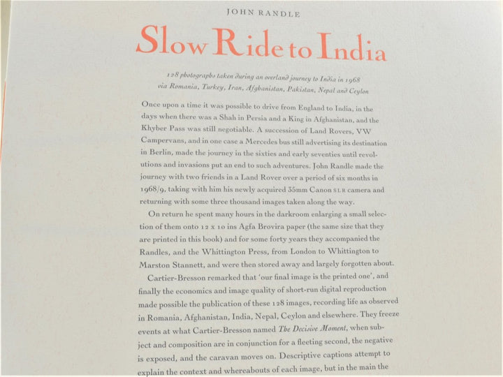 Randle, John - Slow Ride to India | sample illustration