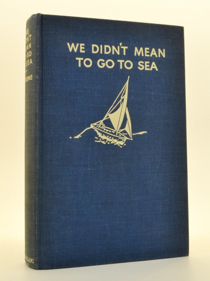 Ransome, Arthur - We Didn't Mean to Go to Sea (Second Printing) | front cover. Published by Macmillan in 1938. Hardcover.  Condition:  Very Good ++ / Near Fine/No Jacket