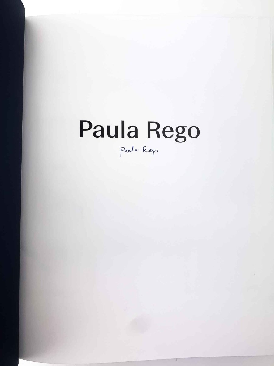 Rees-Jones, Deryn - The Art of Story - SIGNED by Paula Rego | signature page