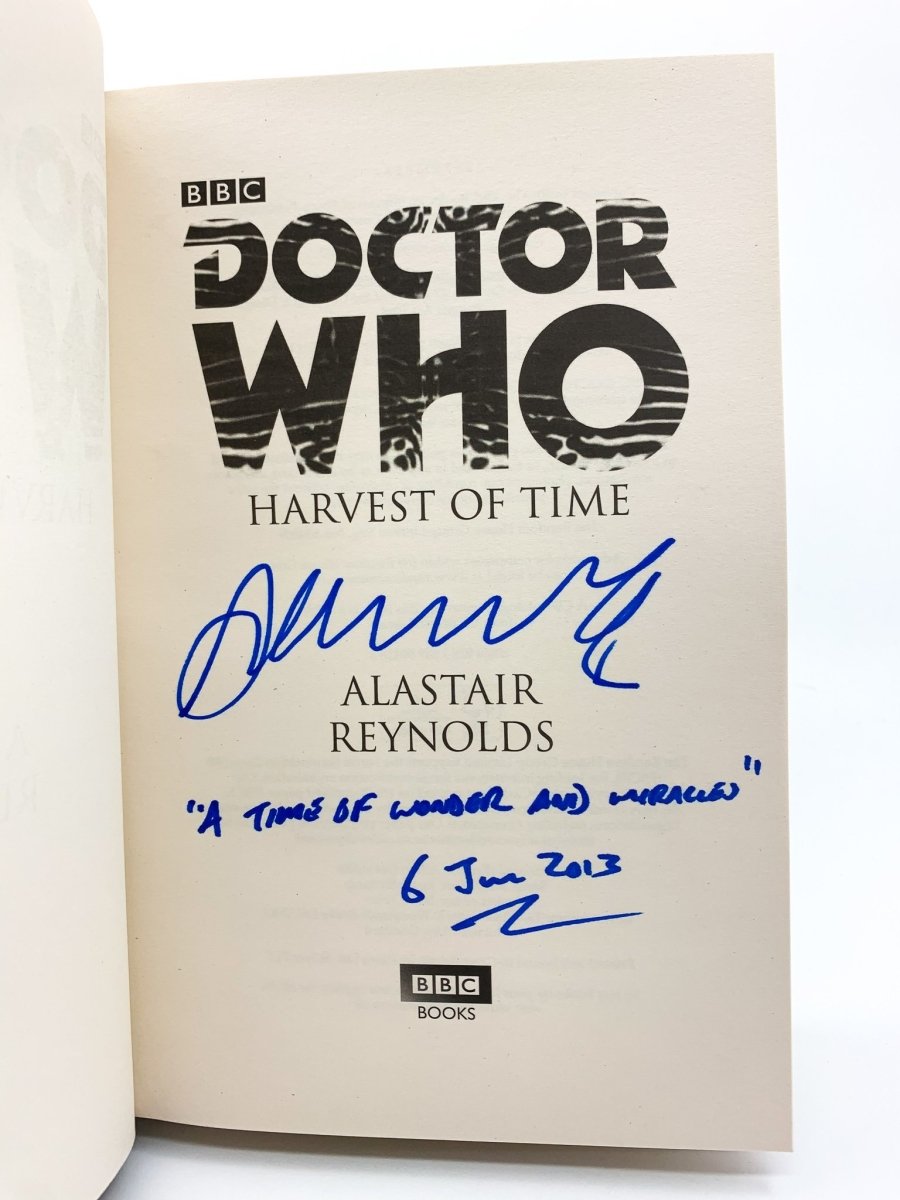 Reynolds, Alastair - Doctor Who : Harvest Of Time- SIGNED, LINED & DATED - SIGNED | image6