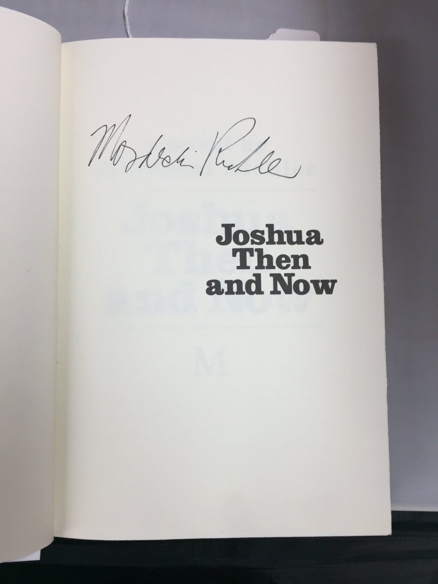 Richler, Mordecai - Joshua Then and Now | sample illustration