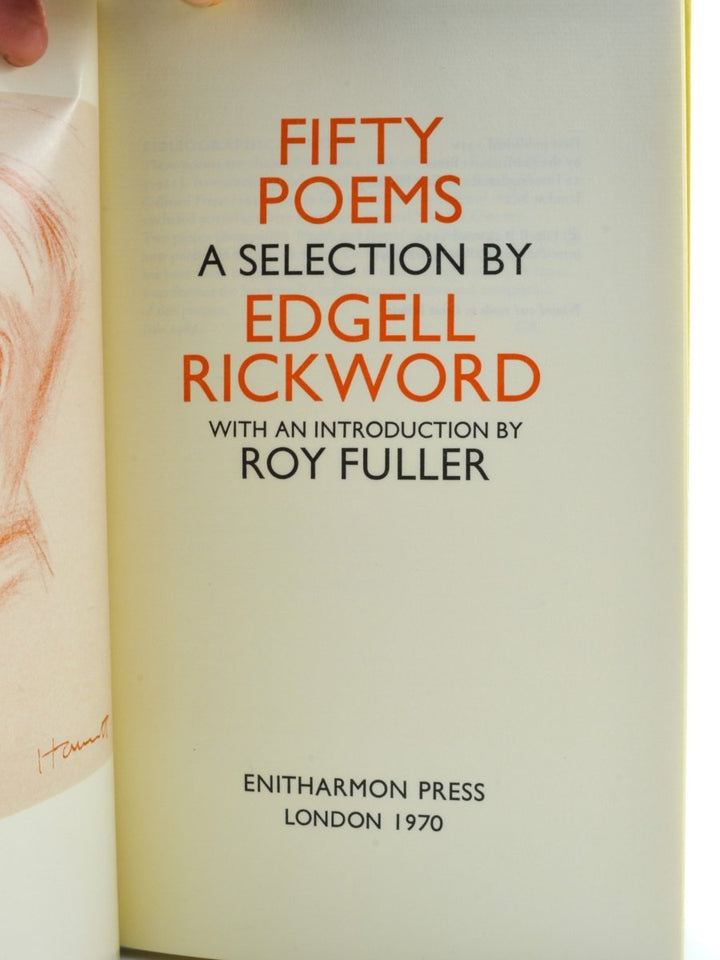 Rickword, Edgell - Fifty Poems - SIGNED | pages