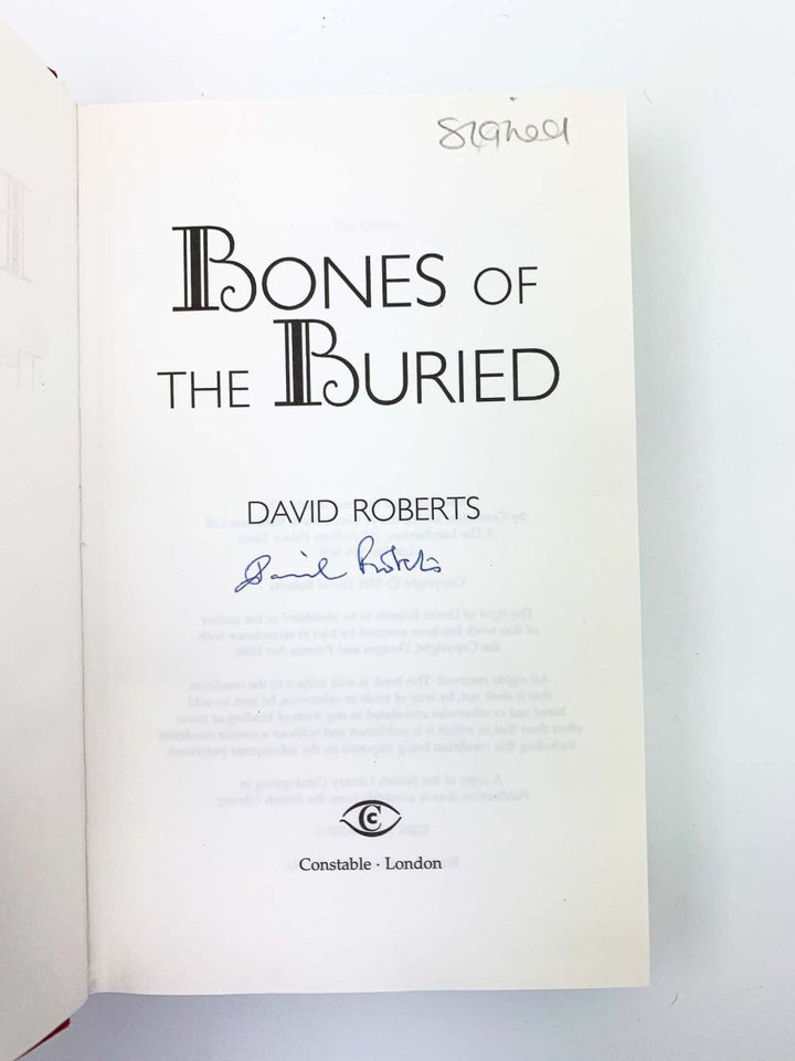 Roberts, David - Bones of the Buried - SIGNED | image3