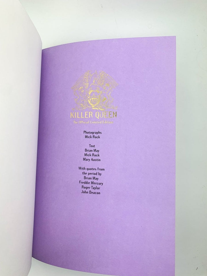 Rock, Mick ; Austin - Killer Queen - SIGNED Collector's edition | front page