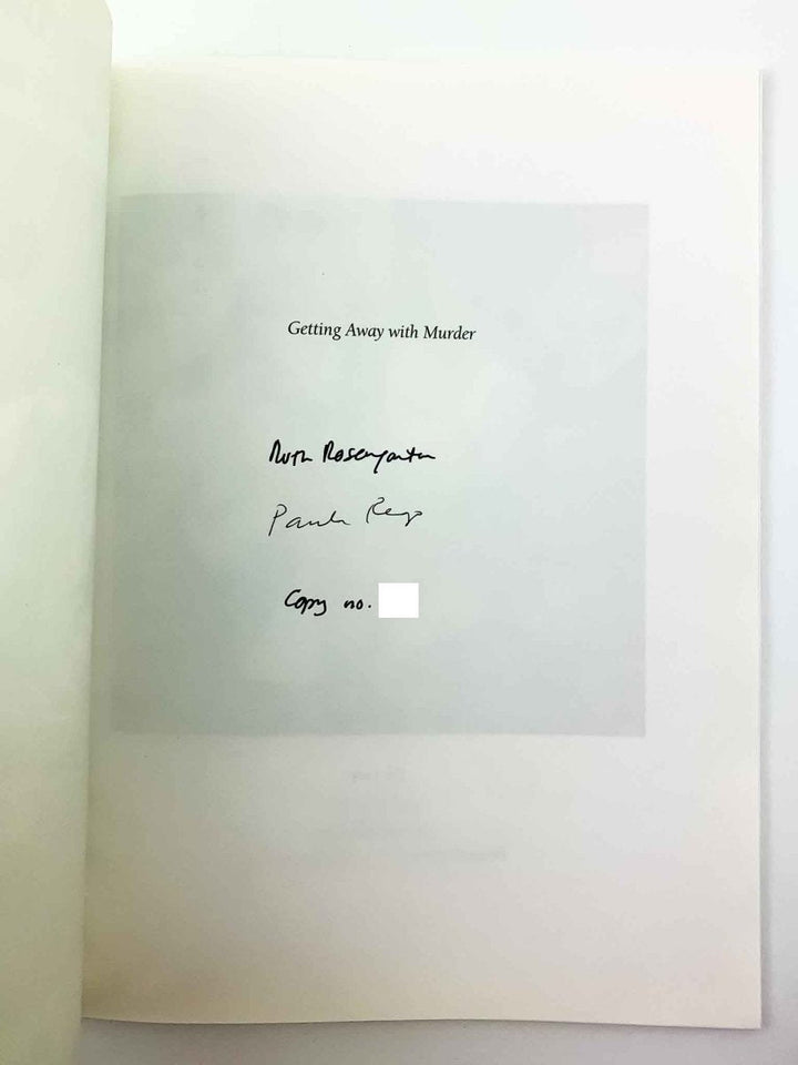 Rosengarten, Ruth - Getting Away with Murder : Paula Rego and the Crime of Father Amaro - SIGNED by Paula Rego | signature page