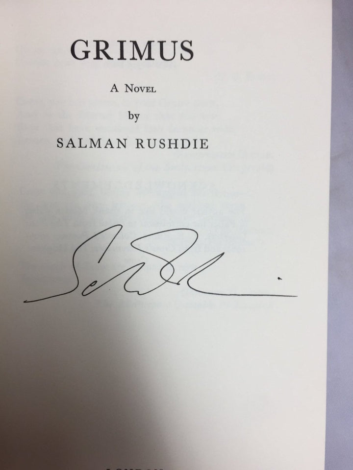Rushdie, Salman | back cover