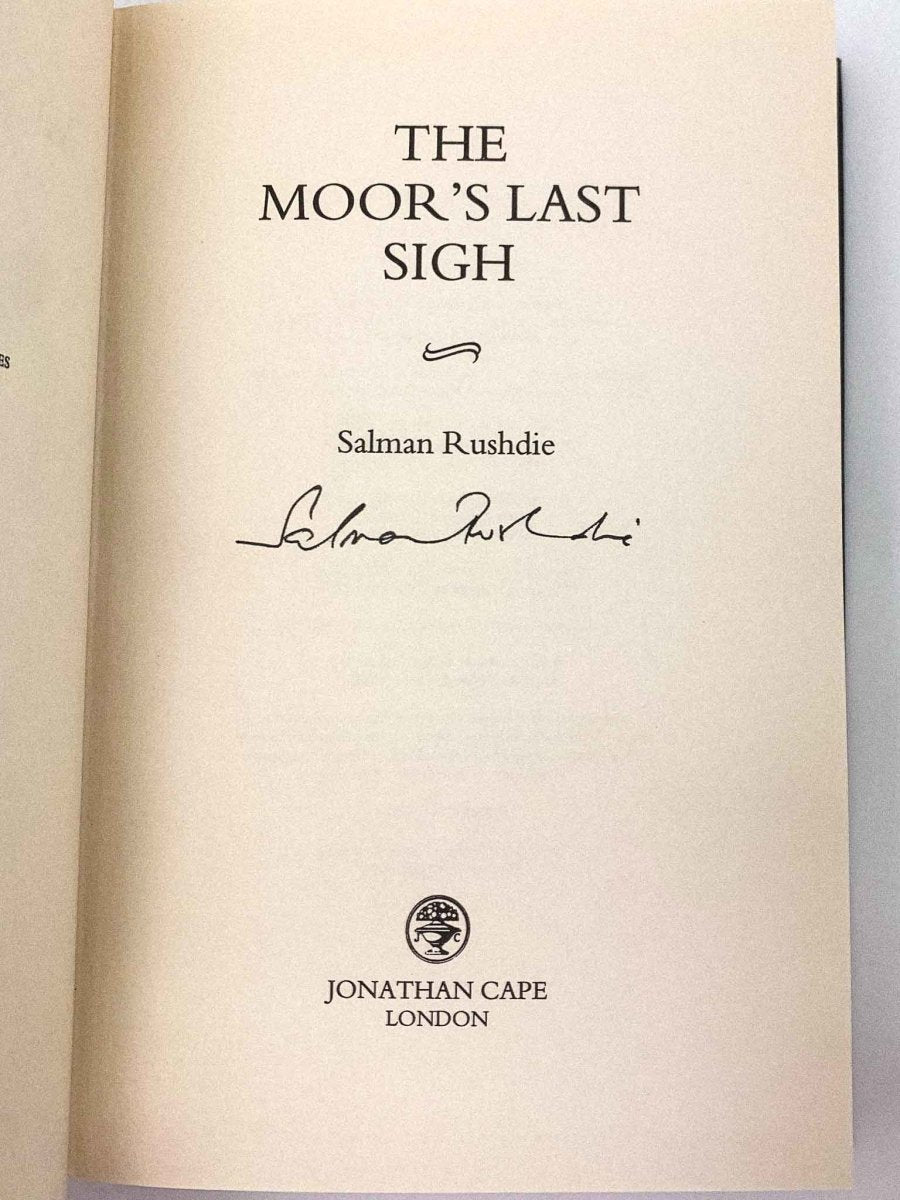 Rushdie, Salman - The Moor's Last Sigh - SIGNED | book detail 6