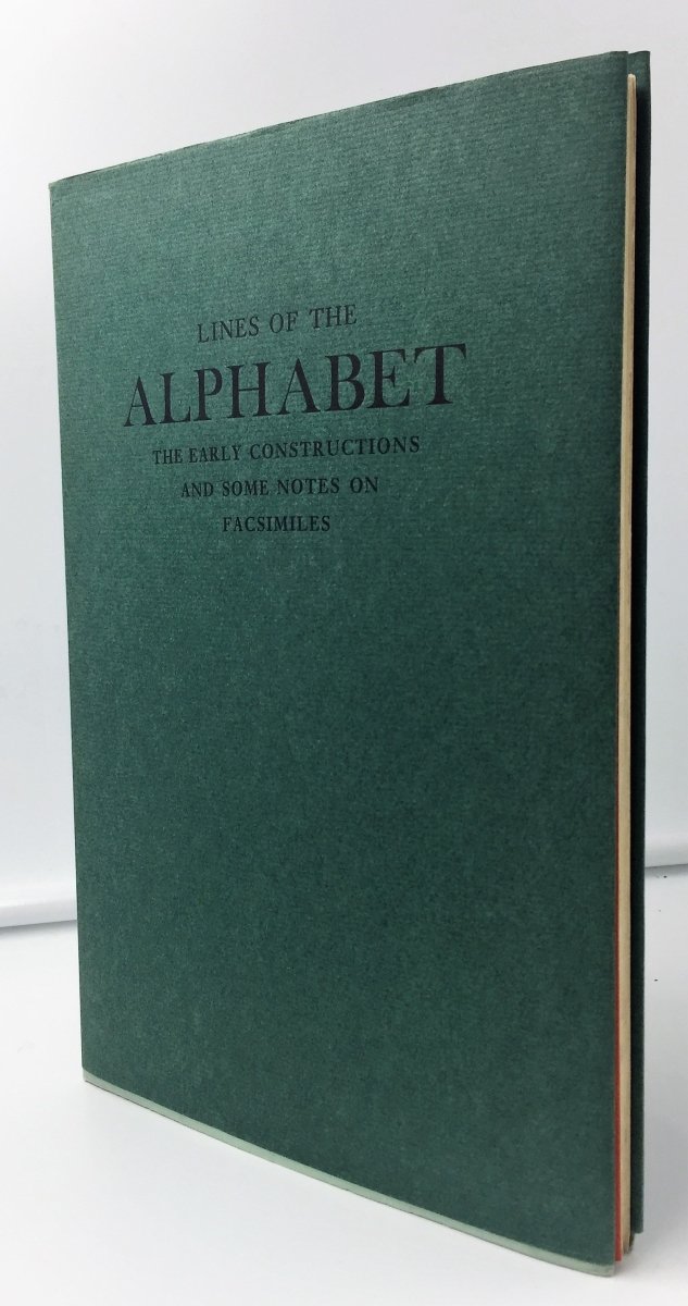 Ryder, John - Lines of the Alphabet : the early constructions | front cover