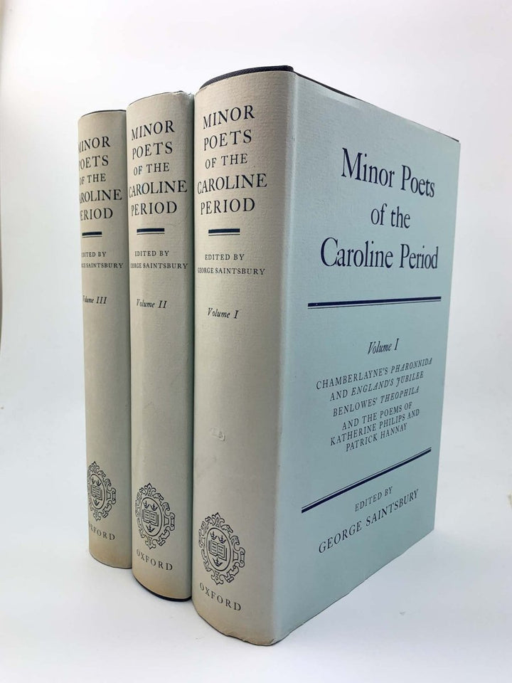 Saintsbury, George ( edits ) - Minor Poets of the Caroline Period ( three volumes ) | front cover