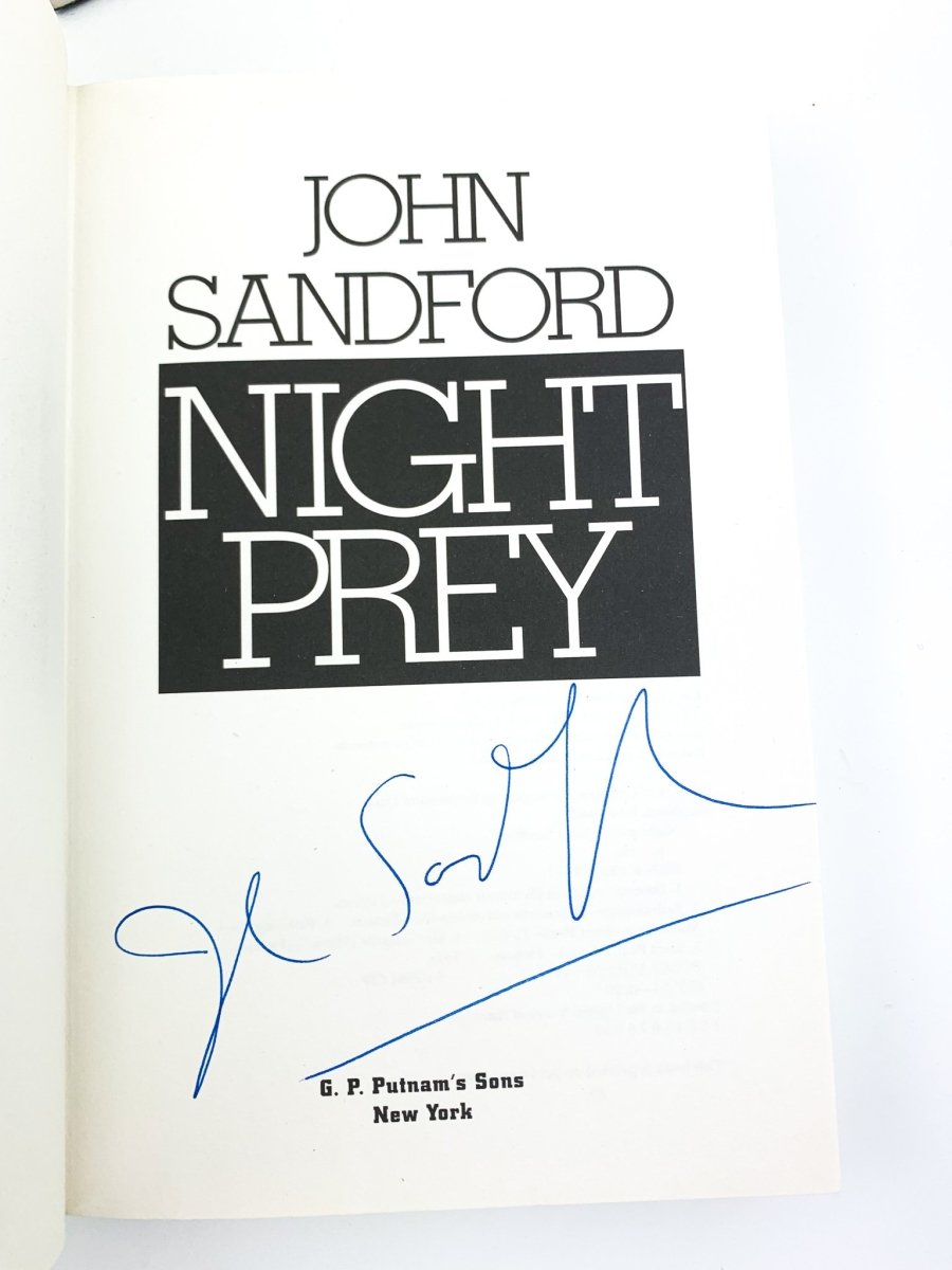 Sandford, John - Night Prey - SIGNED | image3