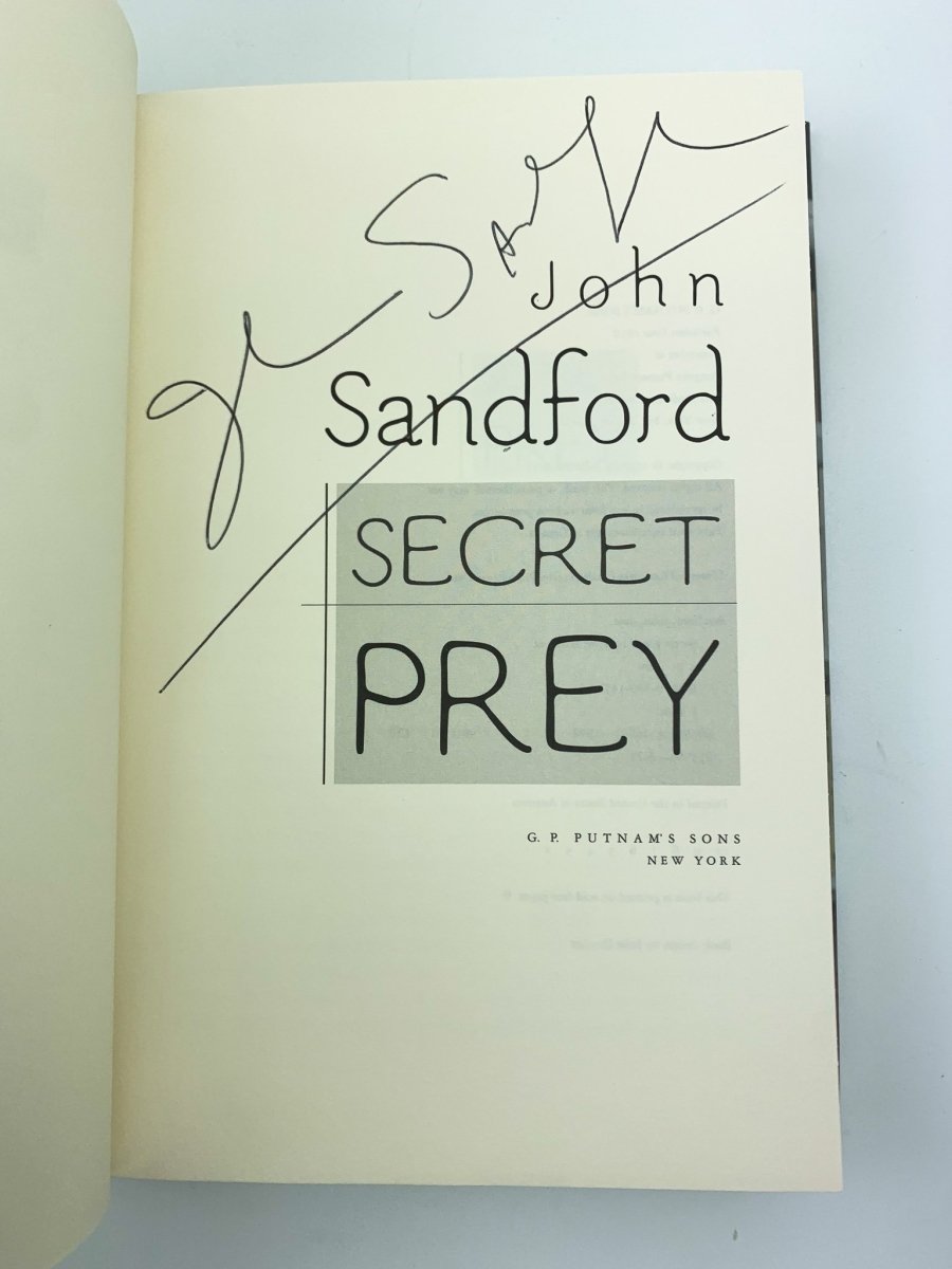 Sandford, John - Secret Prey - SIGNED | image3