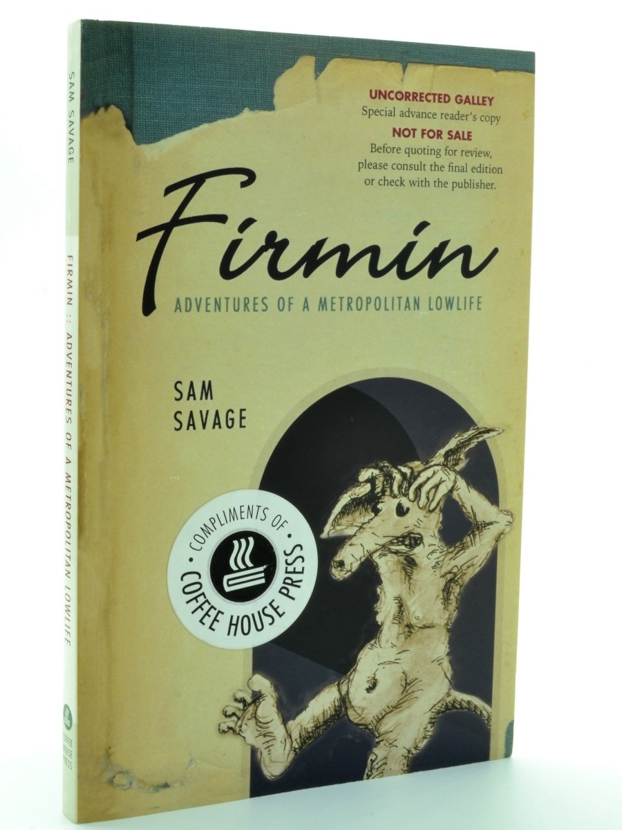 Savage, Sam - Firmin ( proof copy ) - SIGNED | front cover