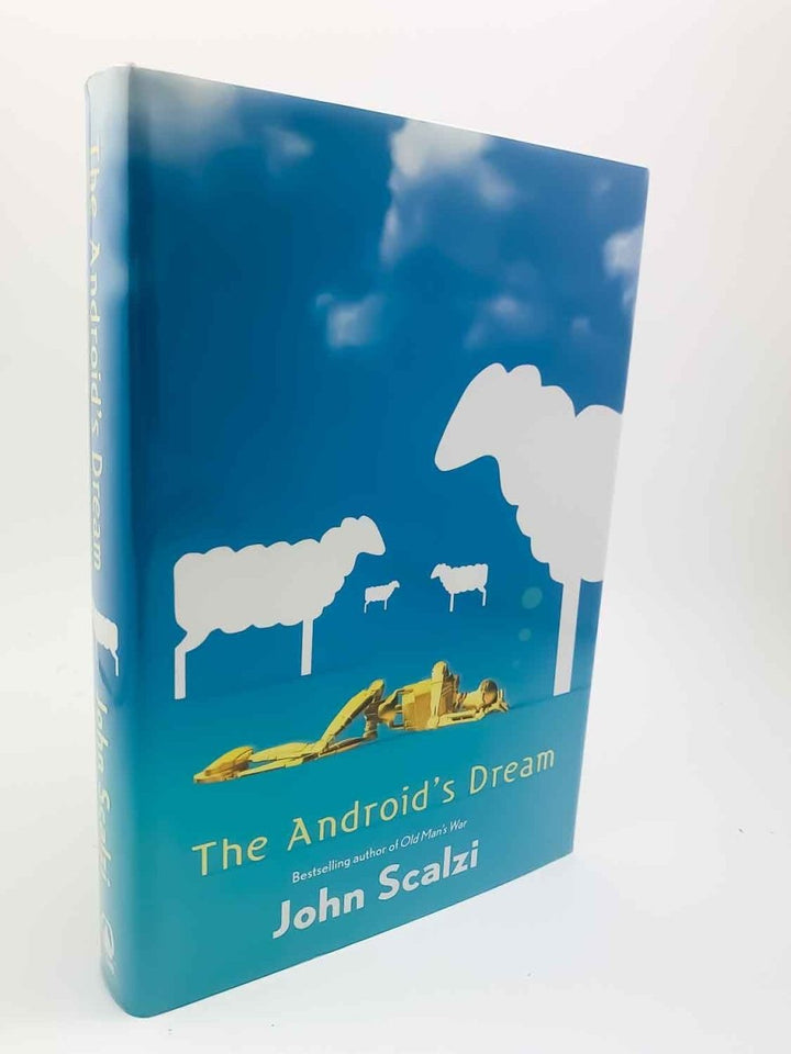 Scalzi, John - The Android's Dream | front cover. Published by Tor in 2006. Hardcover.  Condition:  Near Fine ++/Fine