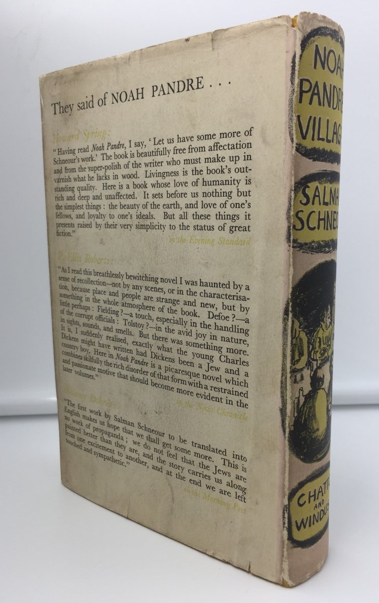 Schneour, Salman - Noah Pandre's Village | back cover