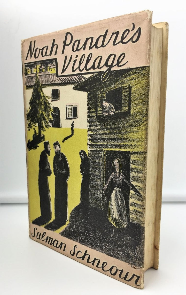 Schneour, Salman - Noah Pandre's Village | front cover. Published by Chatto & Windus Ltd in 1938. Hardcover.  Condition:  Very Good +/Very Good +