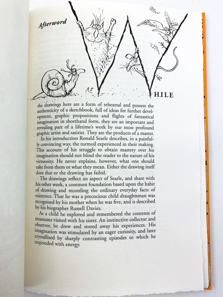 Searle, Ronald - The Predatory Bite of the Steel Nib - The Scrapbook Drawings of Ronald Searle - SIGNED | image4