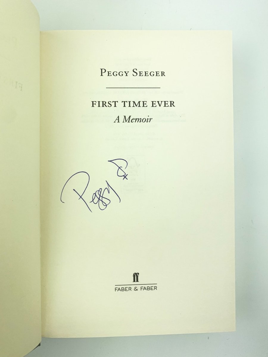 Seeger, Peggy - First Time Ever - SIGNED | image3