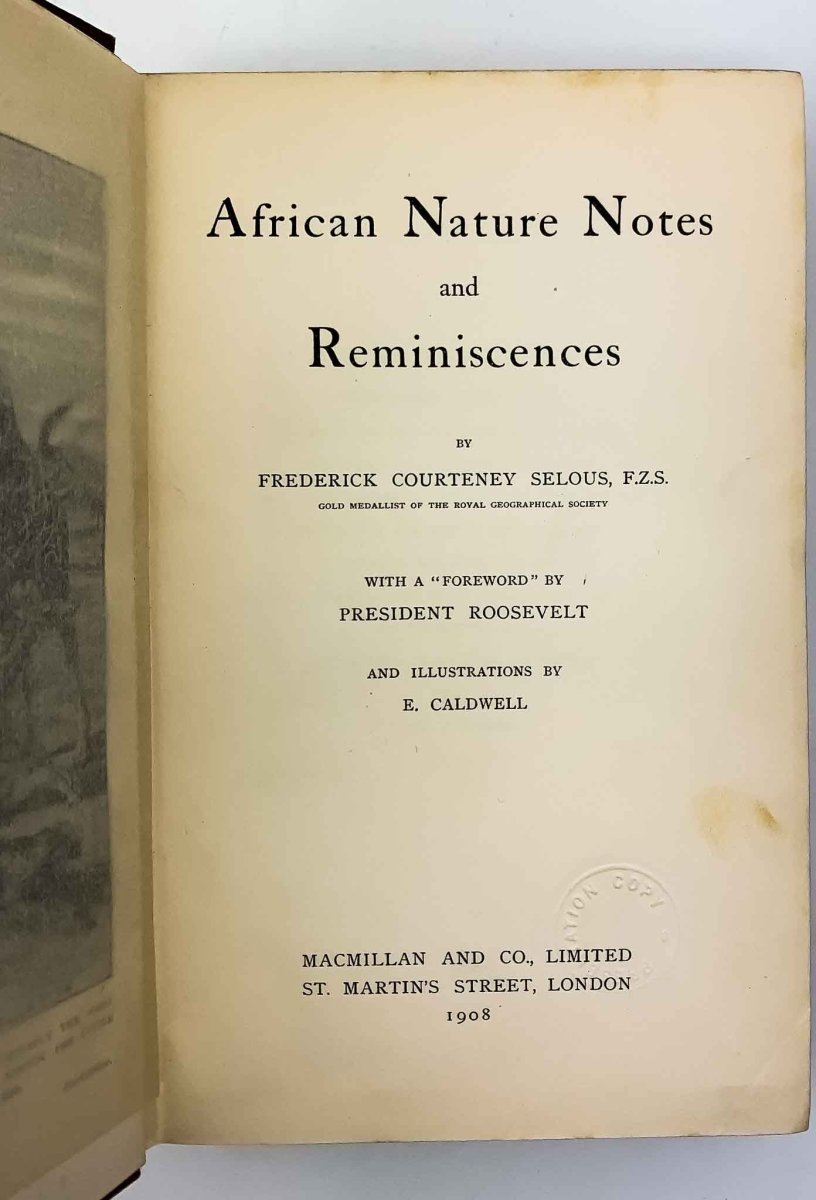 Selous, Frederick Courteney - African Nature Notes and Reminiscences | image4