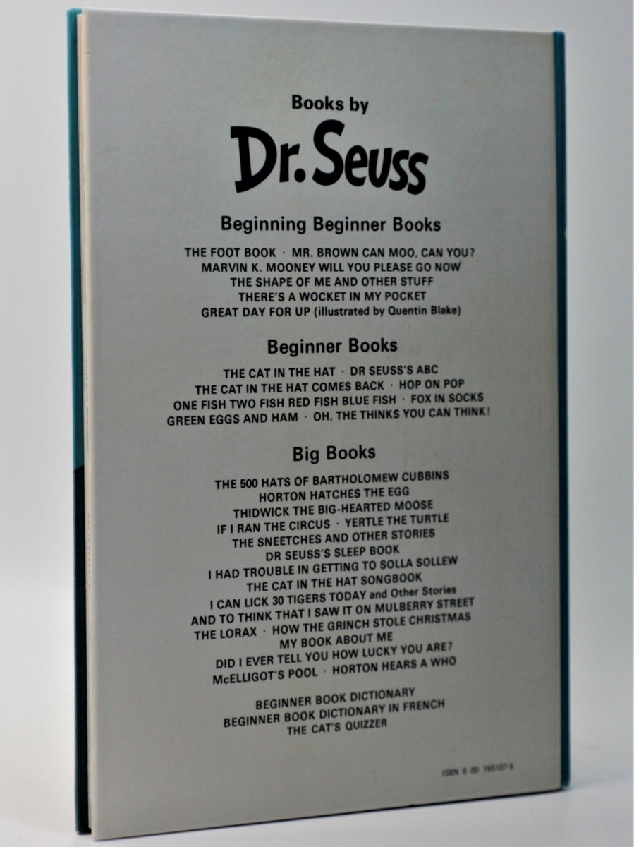 Seuss, Dr - The Cat in the Hat Song Book | back cover