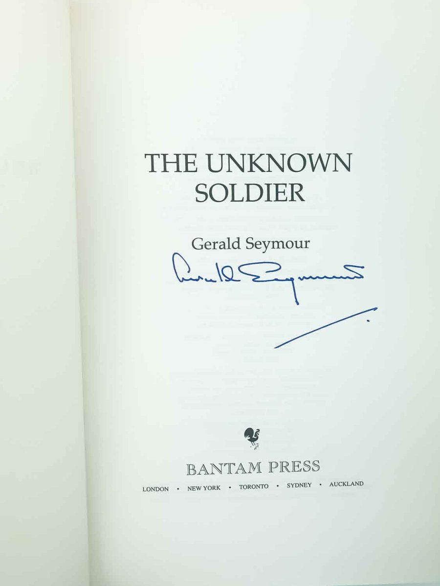 Seymour, Gerald - The Unknown Soldier - SIGNED | image3