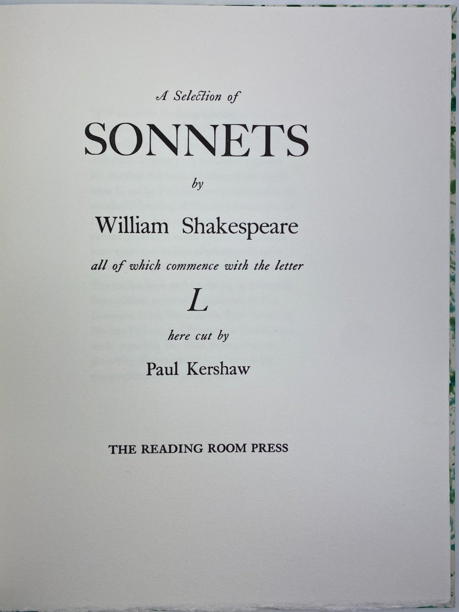 Shakespeare, William - Sonnets | pages