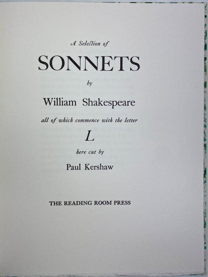 Shakespeare, William - Sonnets | pages