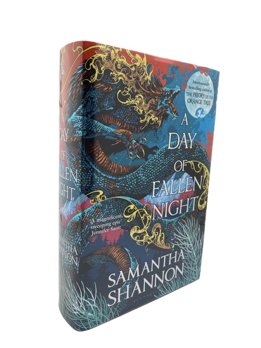 Shannon, Samantha - A Day of Fallen Night - SIGNED | front cover