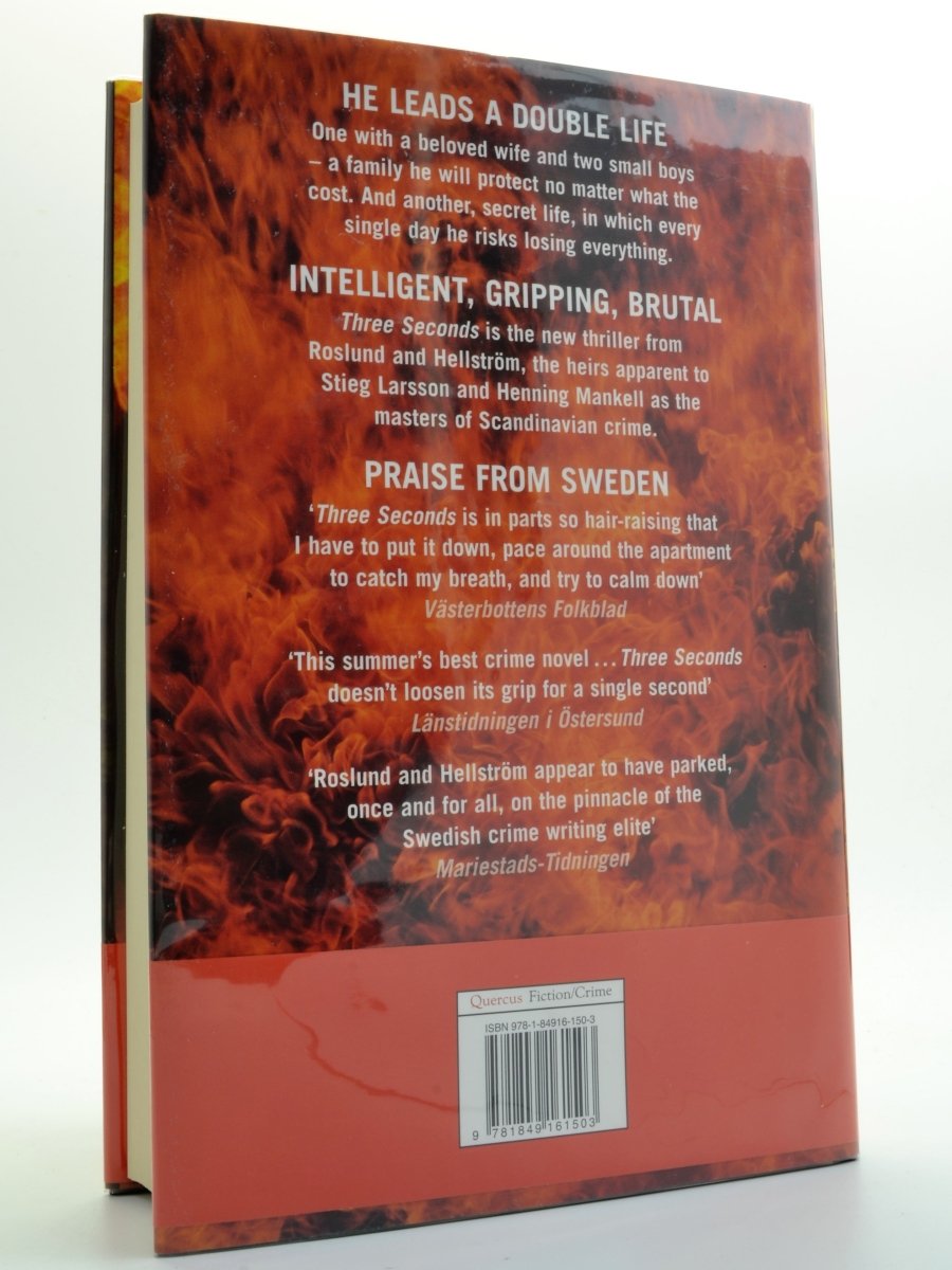 Shaw, William - Three Seconds - SIGNED | back cover