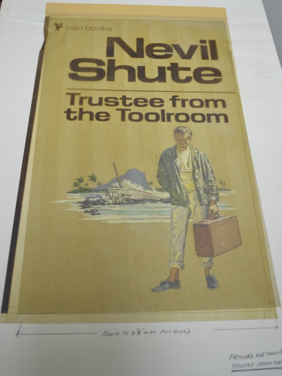Shute, Neville - Trustee from the Toolroom ( Original Pan Dustwrapper Artwork ) | back cover