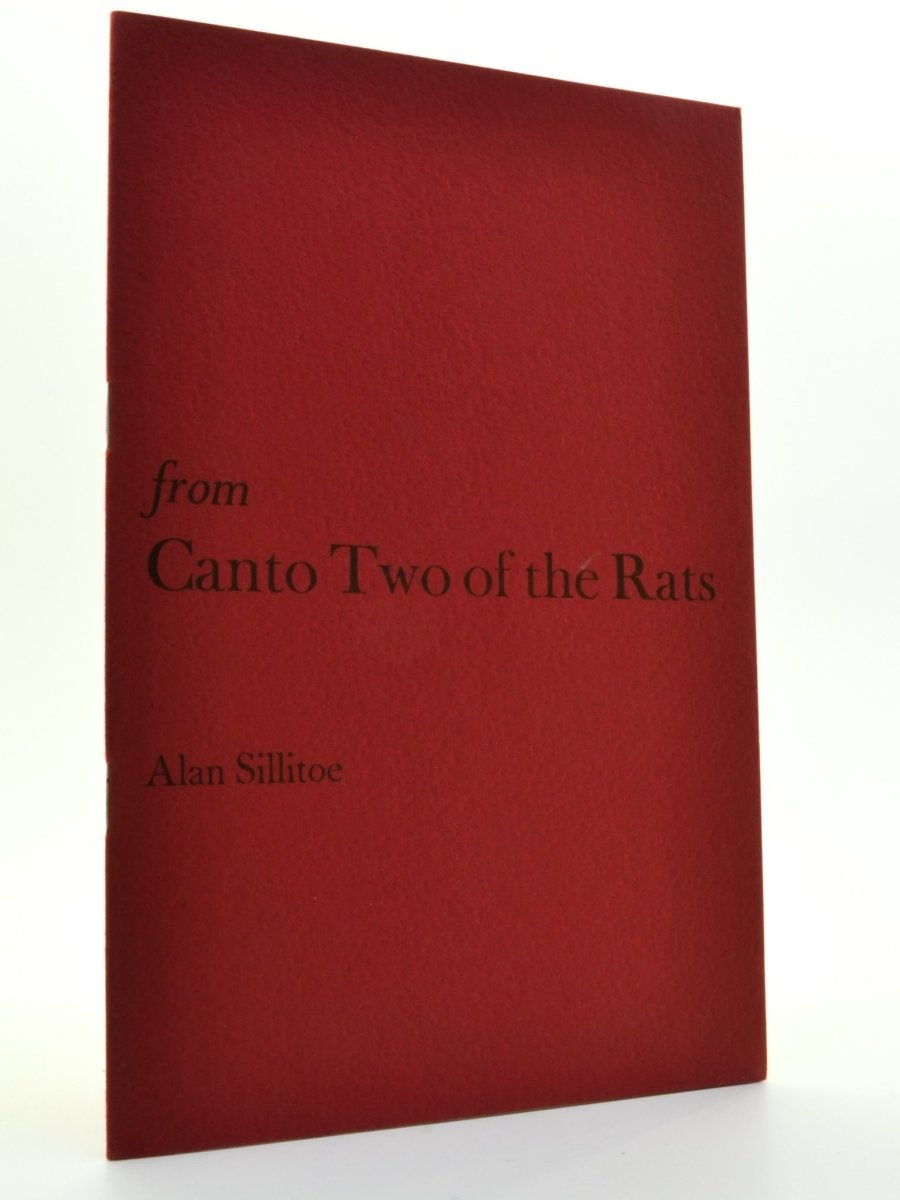 Sillitoe, Alan - From Canto Two of The Rats - SIGNED - Fine | front cover
