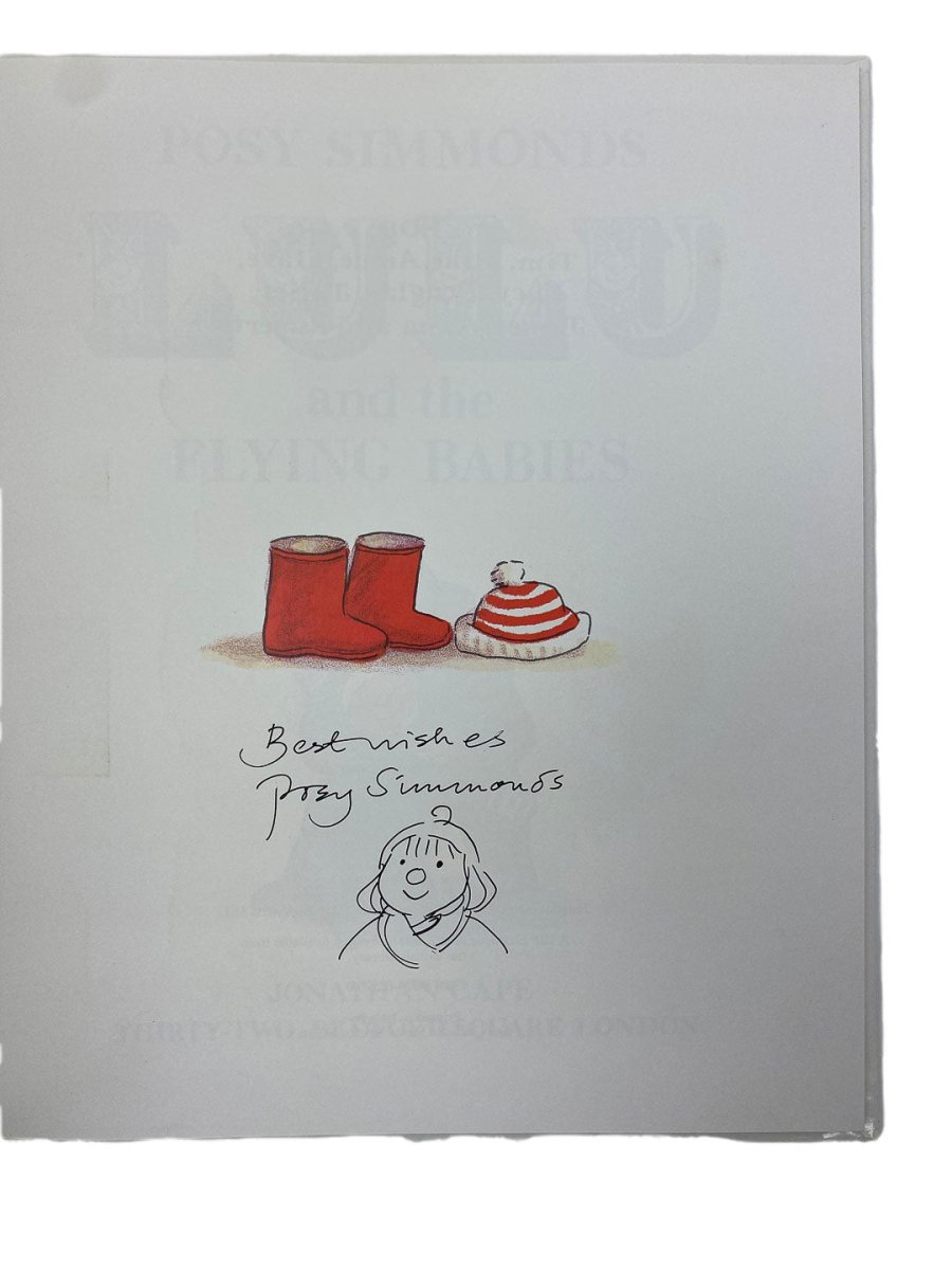 Simmonds, Posy - Lulu and the Flying Babies - SIGNED | signature page