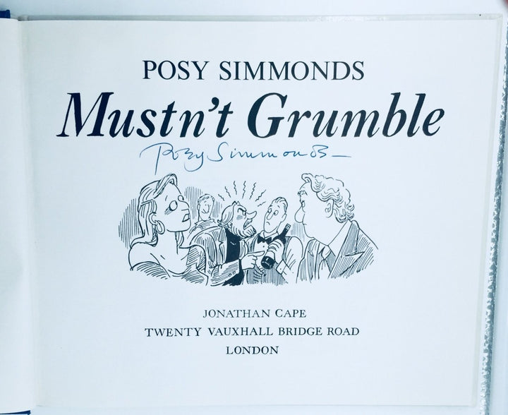 Simmonds, Posy - Mustn't Grumble | sample illustration