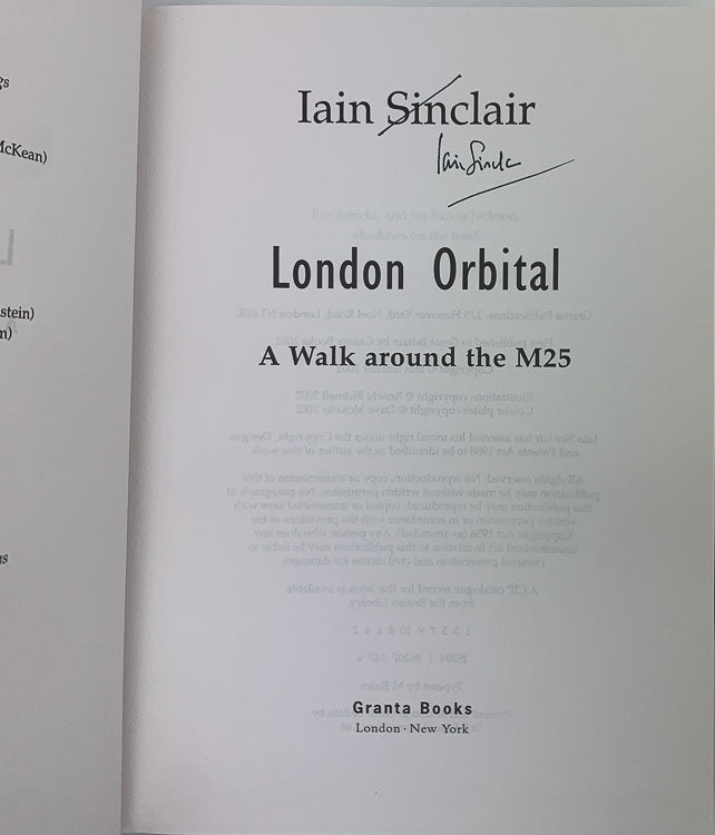 Sinclair, Iain - London Orbital - SIGNED | image3