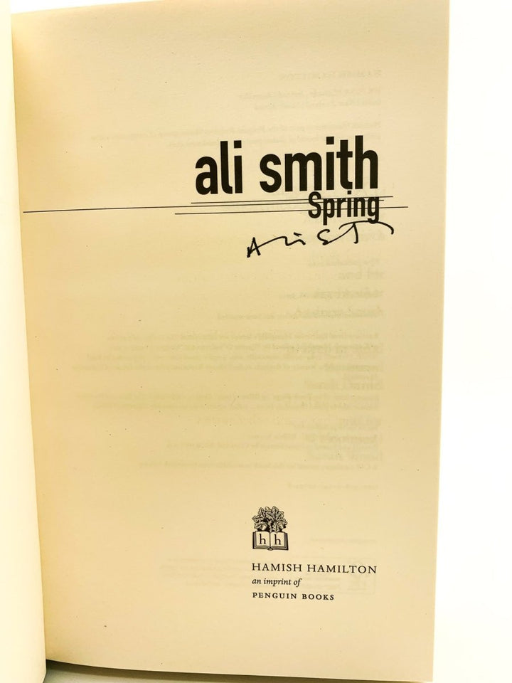 Smith, Ali - The Seasonal Quartet ( 4 vols - Autumn, Winter, Spring, Summer ) - SIGNED | book detail 7