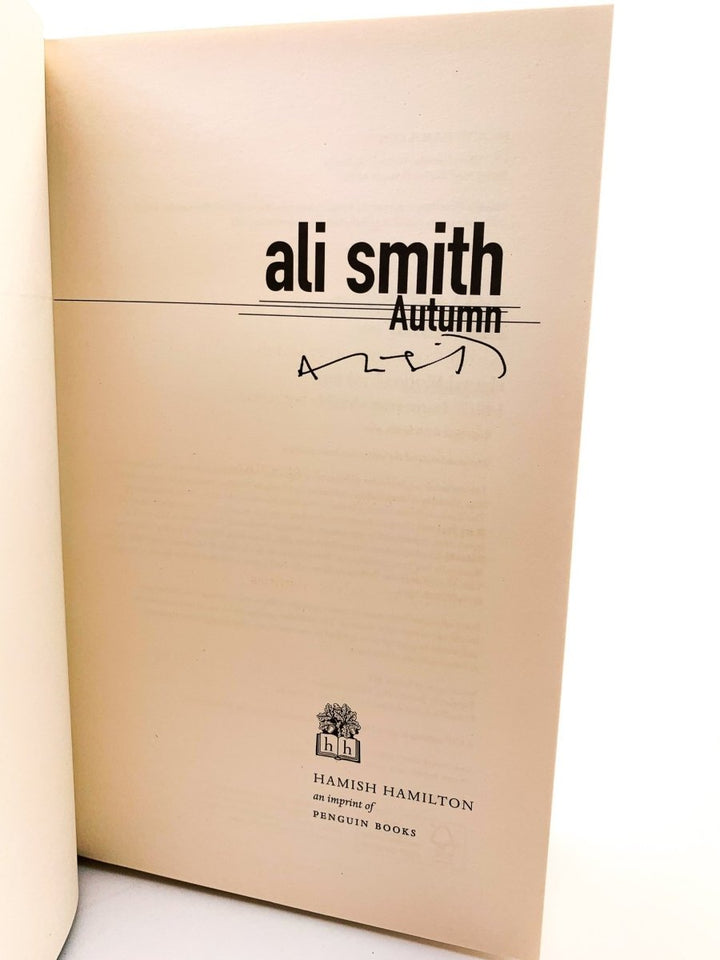 Smith, Ali - The Seasonal Quartet ( 4 vols - Autumn, Winter, Spring, Summer ) - SIGNED | book detail 9