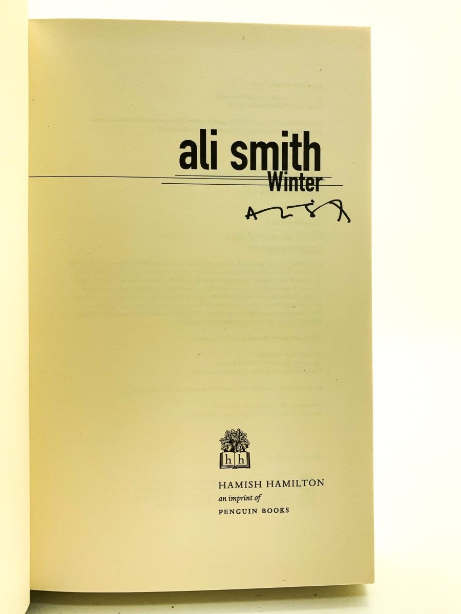 Smith, Ali - The Seasonal Quartet ( 4 vols - Autumn, Winter, Spring, Summer ) - SIGNED | book detail 6