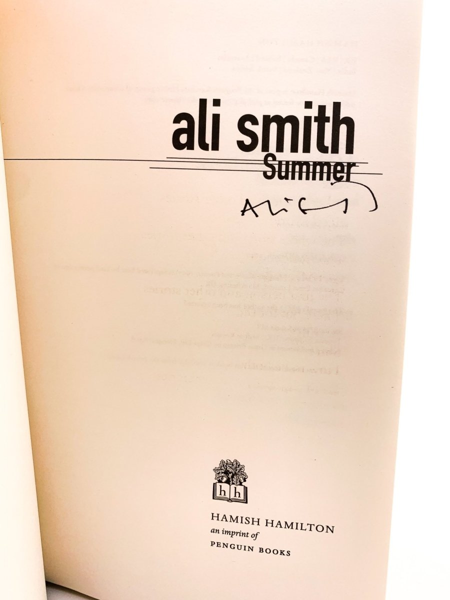Smith, Ali - The Seasonal Quartet ( 4 vols - Autumn, Winter, Spring, Summer ) - SIGNED | book detail 8