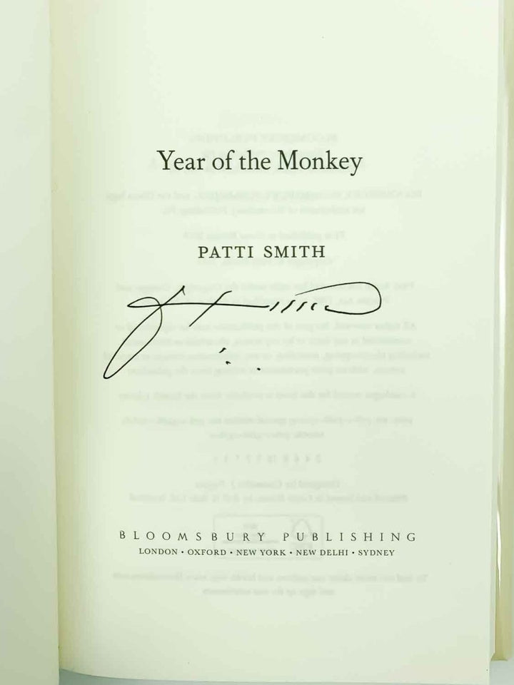 Smith, Patti - Year of the Monkey - SIGNED | image2