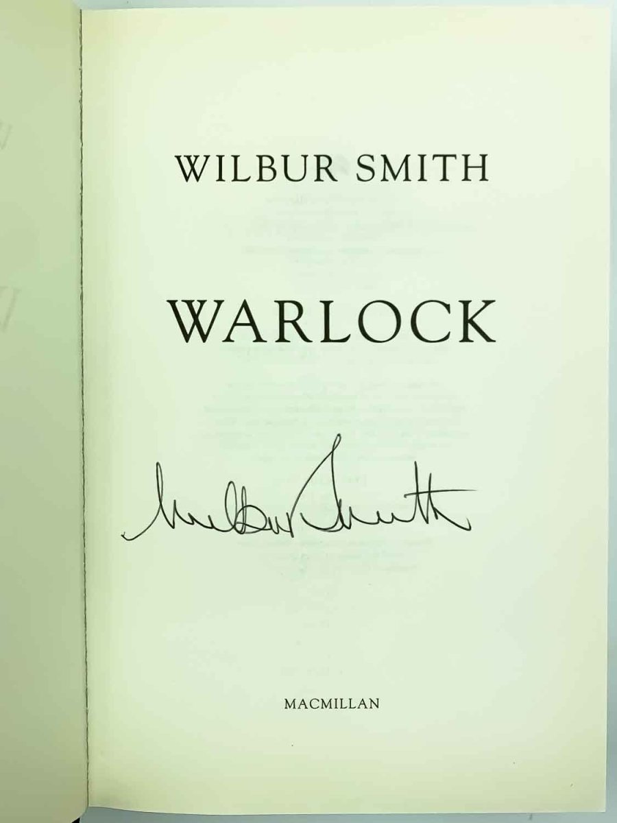 Smith, Wilbur - Warlock - SIGNED | image3