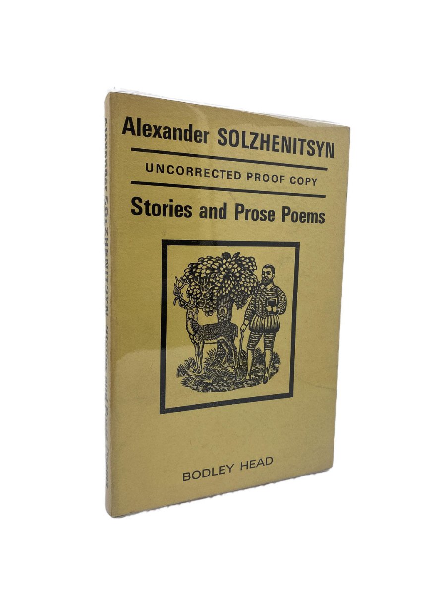 Solzhenitsyn, Alexander - Stories and Prose Poems - Uncorrected proof copy | front cover