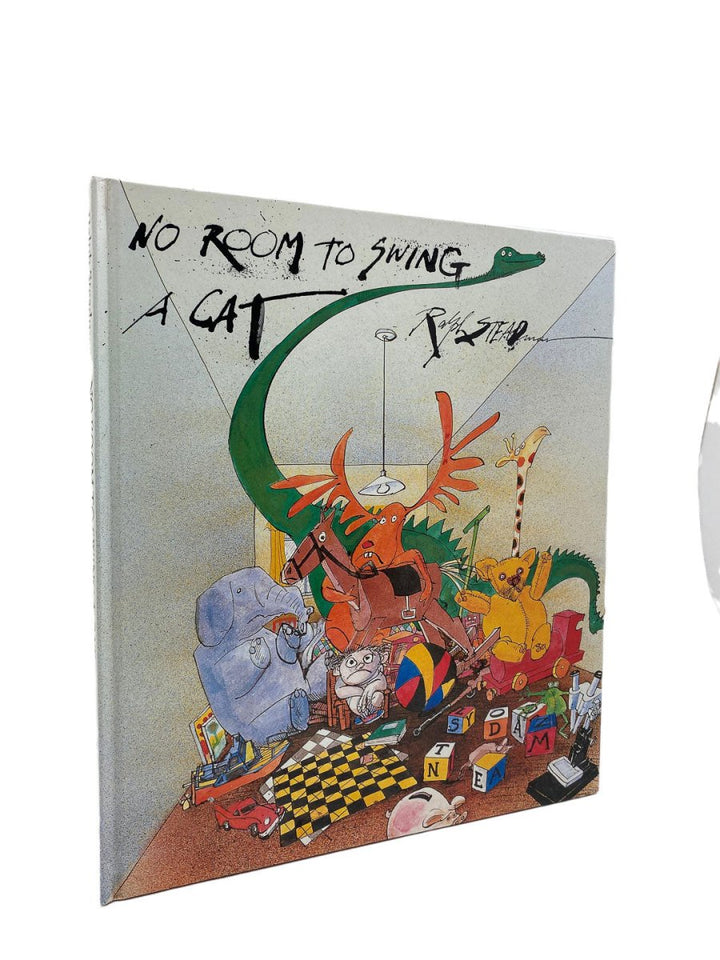 Steadman, Ralph - No Room to Swing a Cat - SIGNED | front cover. Published by Andersen Press in 1989. Hardcover.  Condition:  Near Fine +/No Jacket ( as Issued )