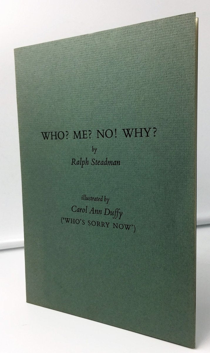Steadman, Ralph - Who? Me ? No! Why? | back cover