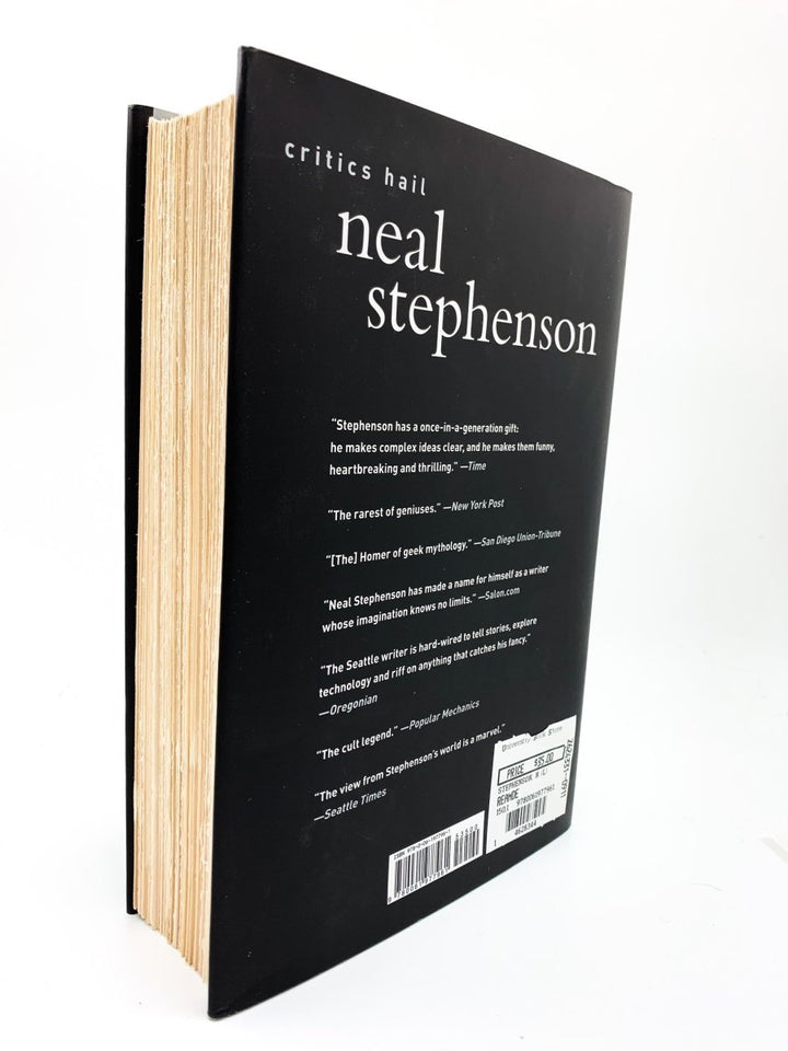 Stephenson, Neal - Reamde - SIGNED | back cover