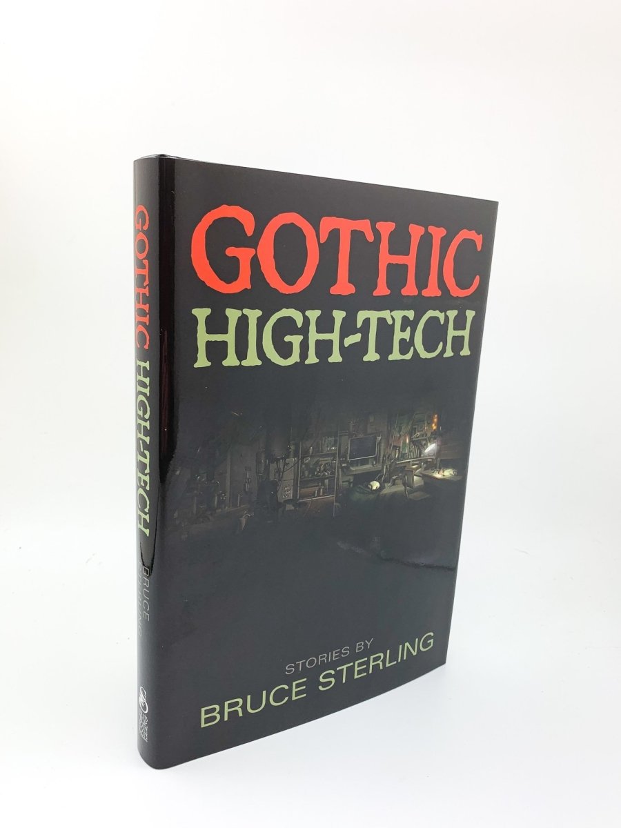 Sterling, Bruce - Gothic High-Tech - SIGNED | back cover