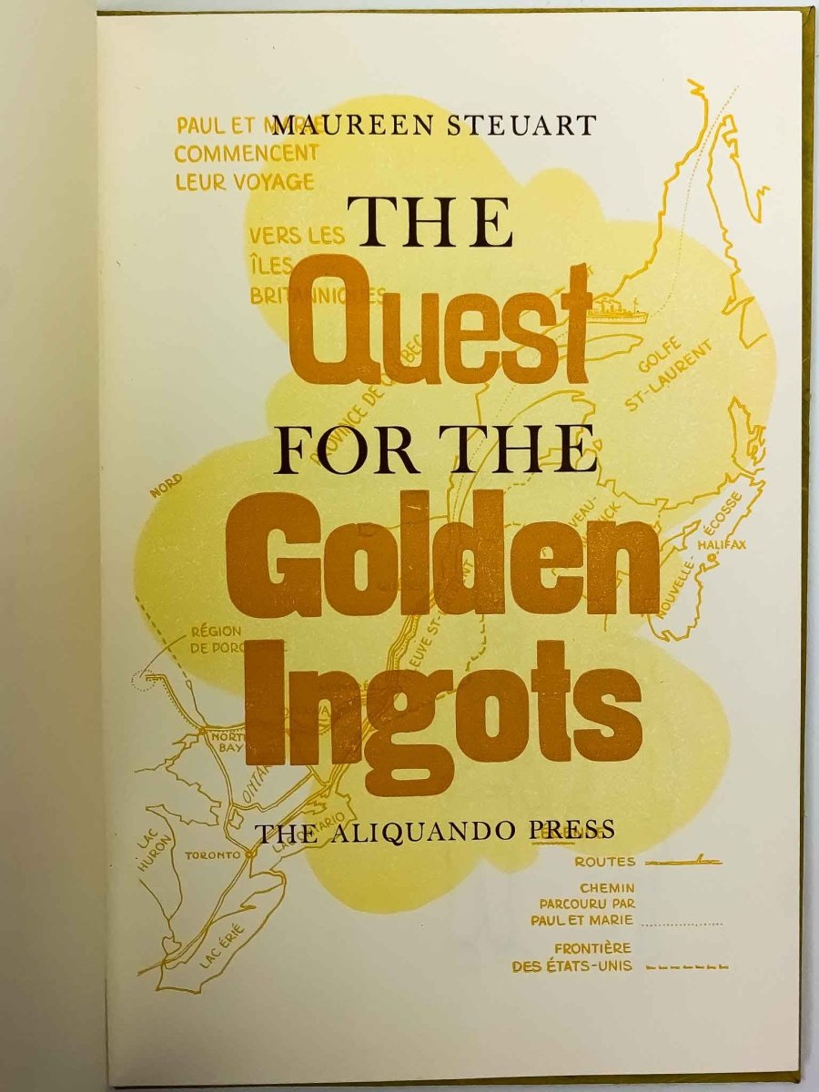 Steuart, Maureen - The Quest for the Golden Ingots | signature page