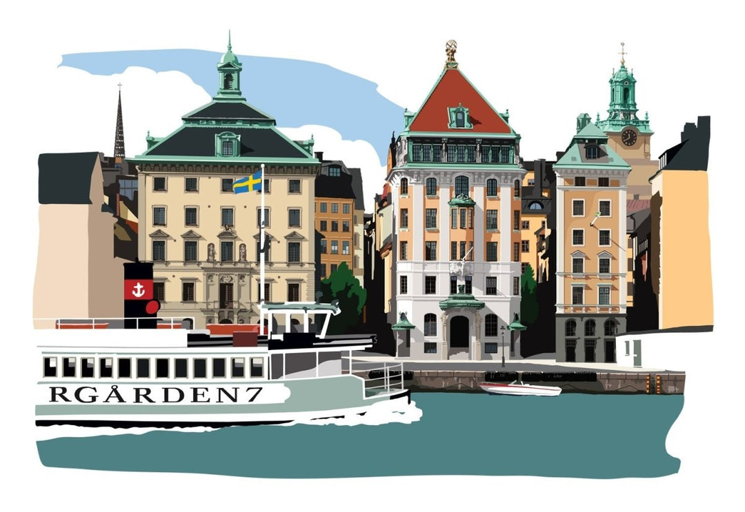 Stockholm Waterfront | image1 | Signed Limited Edtion Print