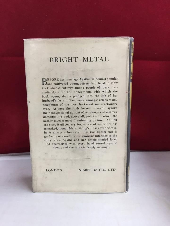 Stribling, T S - Bright Metal | back cover