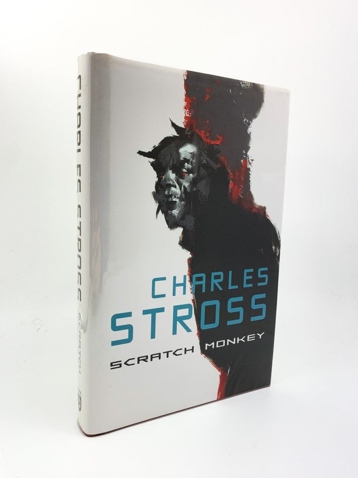 Stross, Charles - Scratch Monkey | front cover. Published by NESFA Press in 2011. Hardcover.  Condition:  Fine/Fine