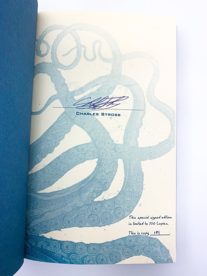 Stross, Charles - Toast - SIGNED | signature page